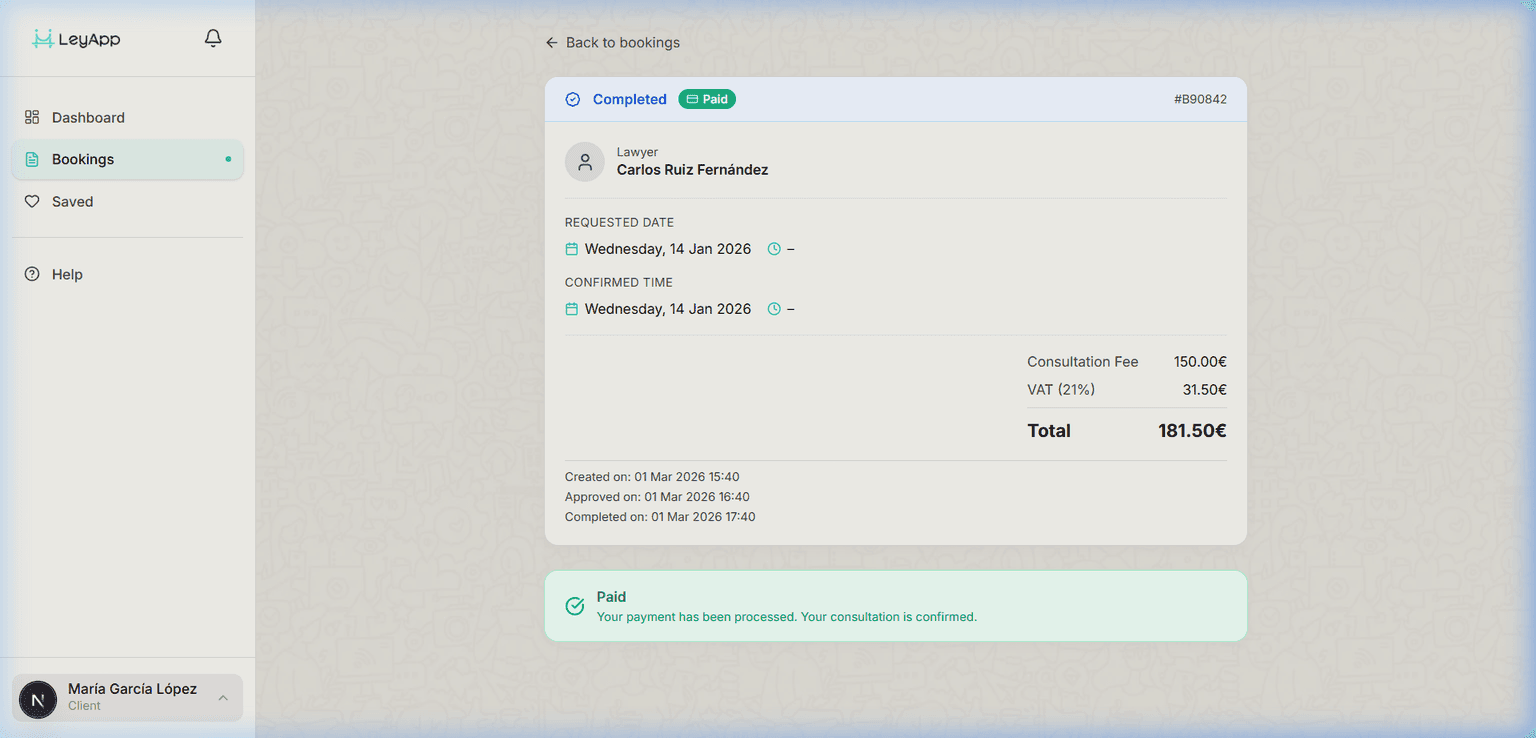 Stripe payment page screenshot